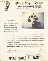  I had a book I used when I sold spot time for WYNZ. It was a Radio Market Profile prepared by Brian Hadley. It had information about the station audience, coverage areas, prices, and comparisons with competing stations.
